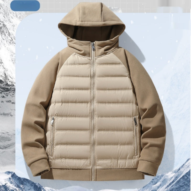 Patchwork-Hooded Winterjacke – Bild 5 | LuxeStyle