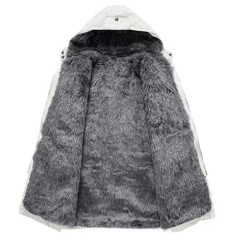 Wollfutter Baumwollmantel mittellang – Bild 2 | LuxeStyle