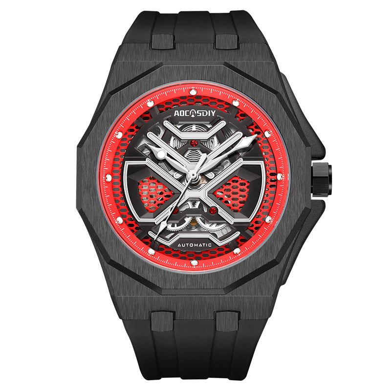 Mechanische Herrenuhr mit Leuchtanzeige – Ansicht 6