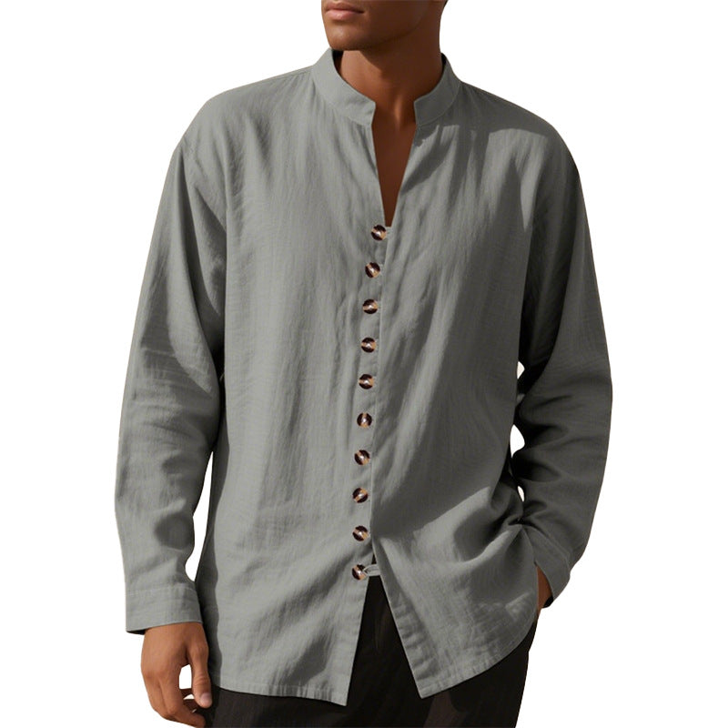Herren Langarmhemd Casual – diverse Farben – Ansicht 4