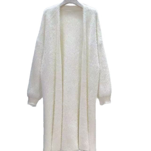 Flauschiger Oversized Strick-Cardigan