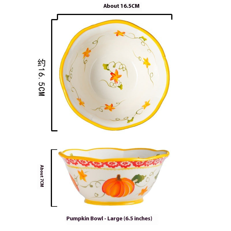 Kürbis-Tafelgeschirr Set
