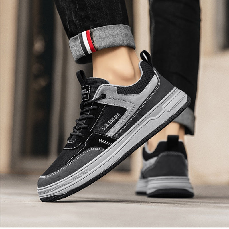 Retro Sports Casual Schuhe Herren Leder | LuxeStyle