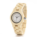 Herren-/Damenuhr, minimalistisch, Retro-Holz – Bild 1 | LuxeStyle
