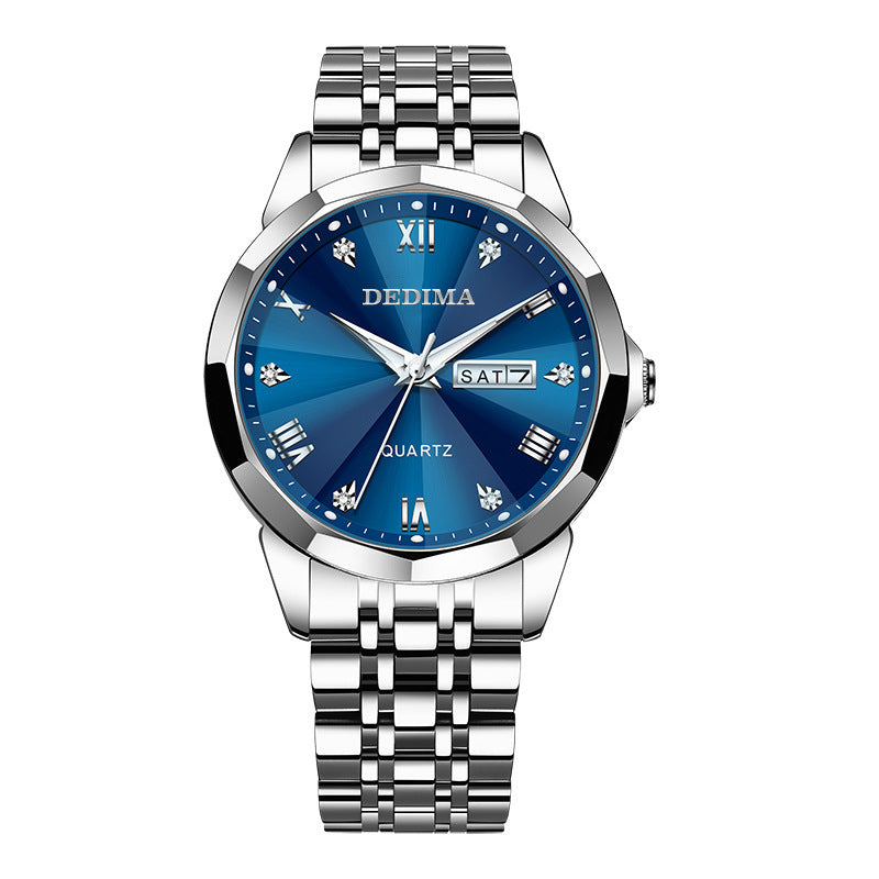 Wasserdichte, superleuchtende Herrenuhr