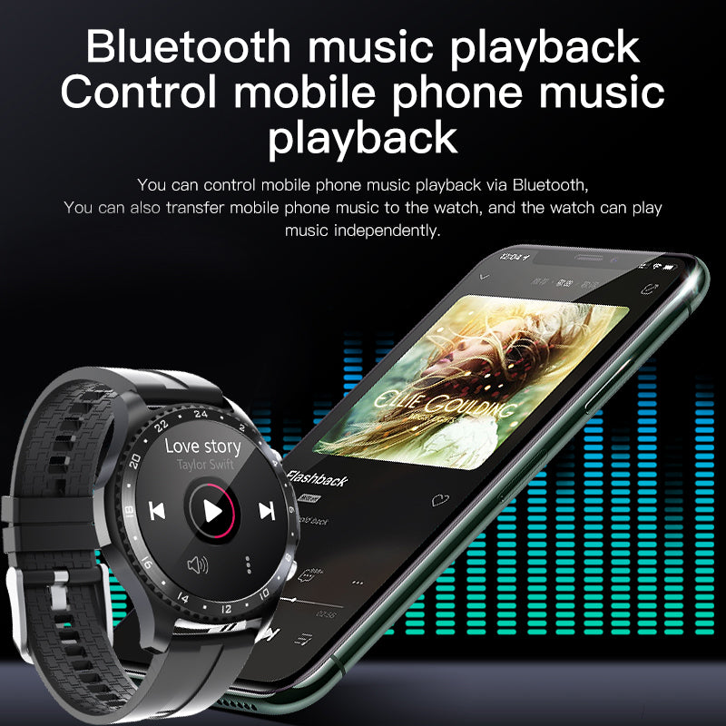 Smartwatch mit Bluetooth-Telefonie & Temperaturmessung