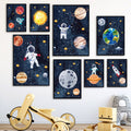 Astronaut-Wandbild