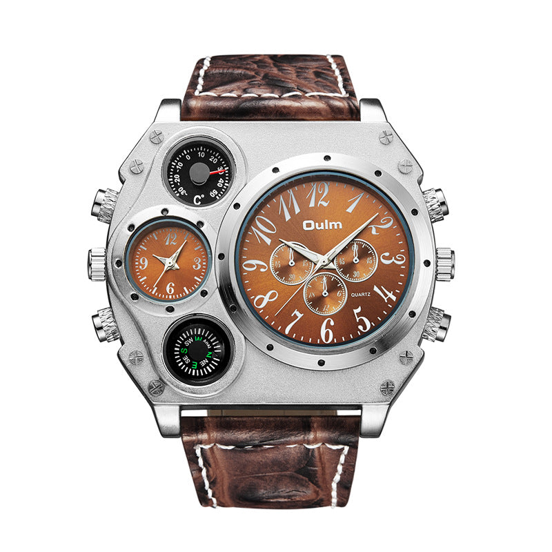 Herrenuhr mit Doppelzeitzone