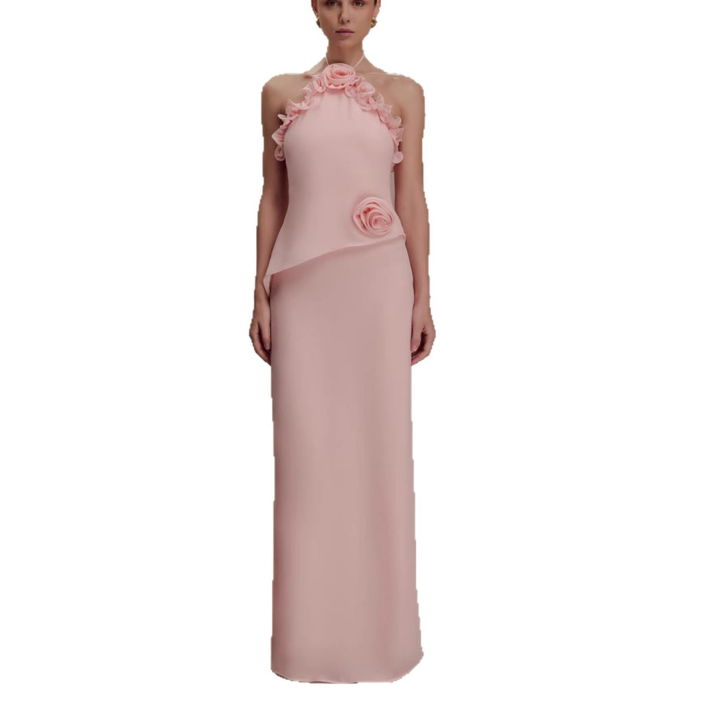Chiffon-Kleid mit Ruffles