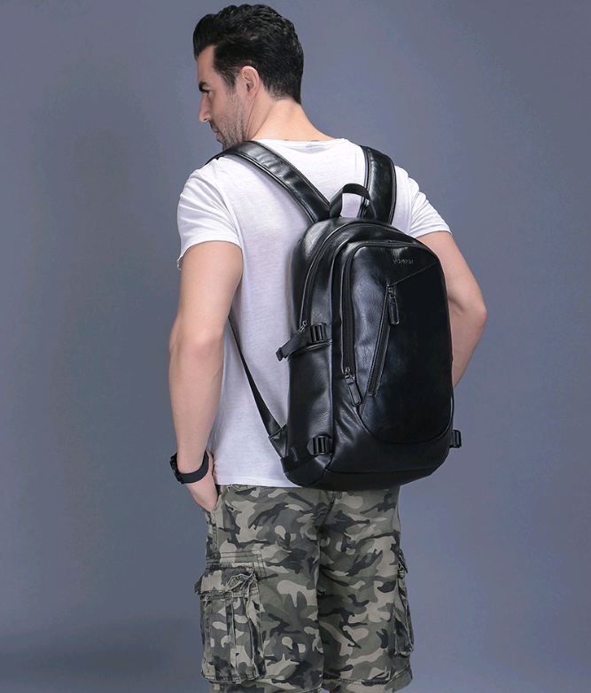 PU-Leder Rucksack mit Laptopfach 15,6 Zoll – Bild 10 | LuxeStyle