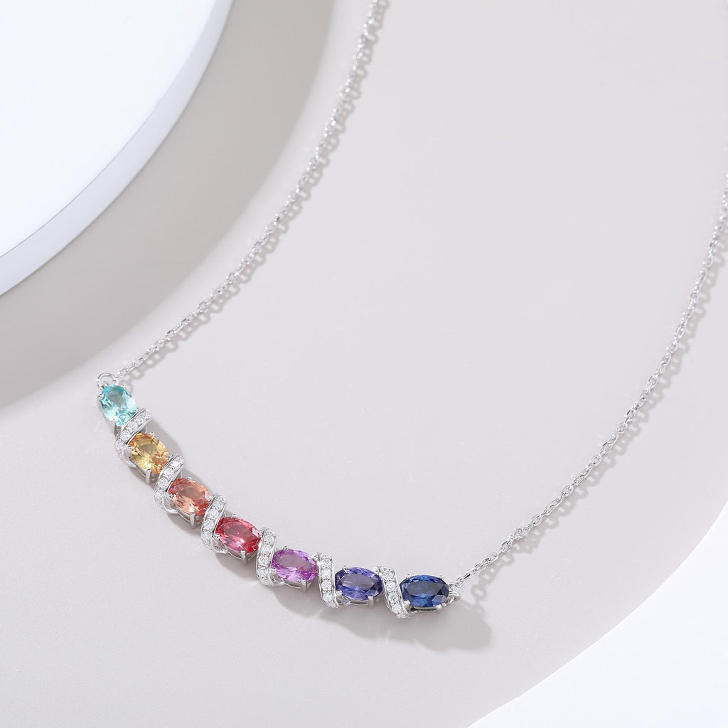 Moissanite-Kette Aurora 925 Silber