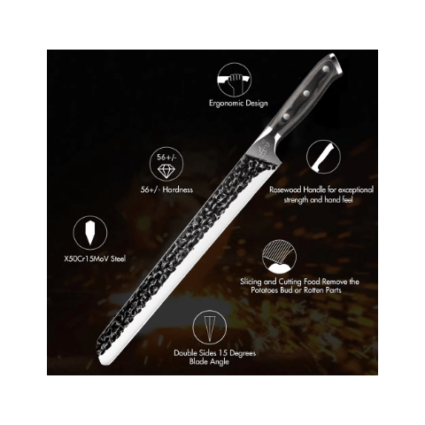Schmiedemesser zum Tranchieren (28 cm) – Ansicht 2