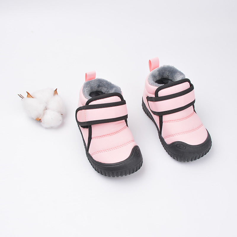 Warme Kinderschuhe mit Fleece-Futter
