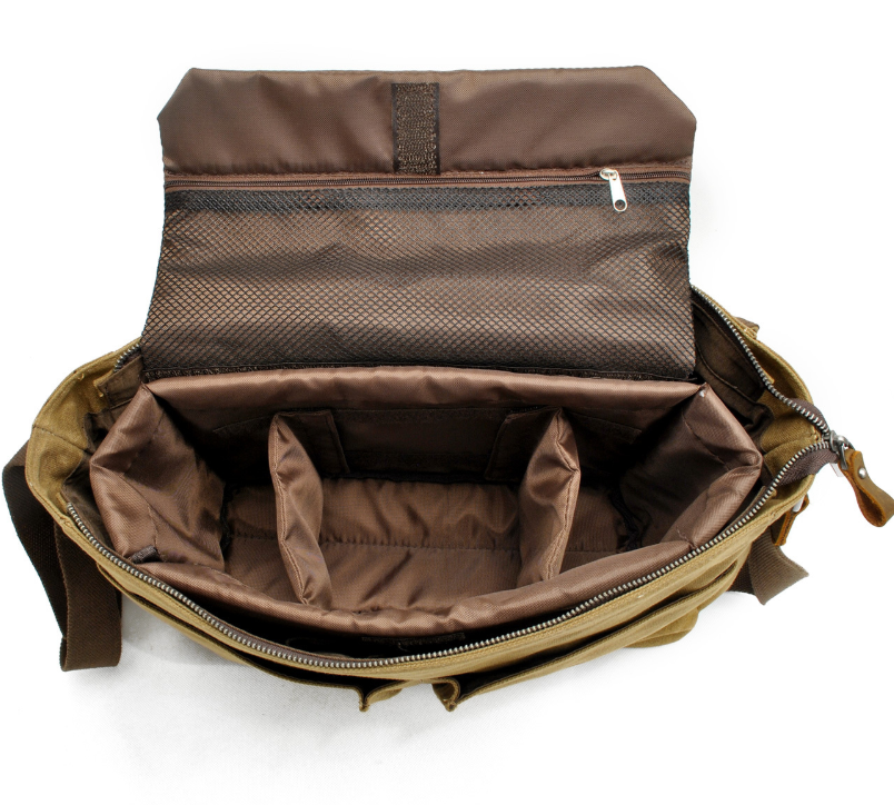 Canvas Schultertasche Männer – Bild 6 | LuxeStyle