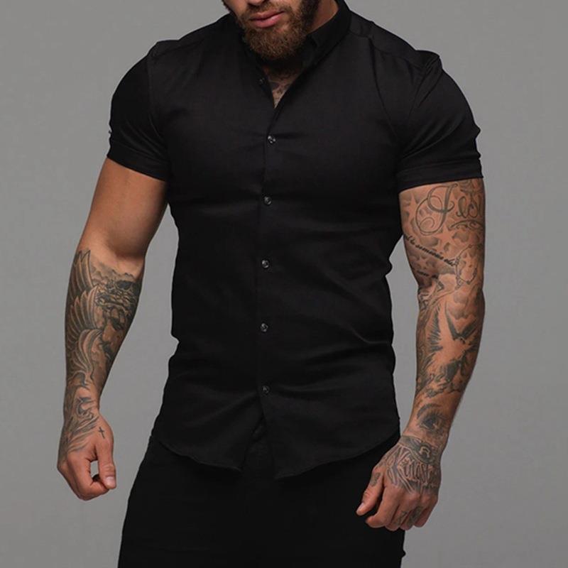 Herren Fitness-Shirt Kurzarm – Bild 8 | LuxeStyle