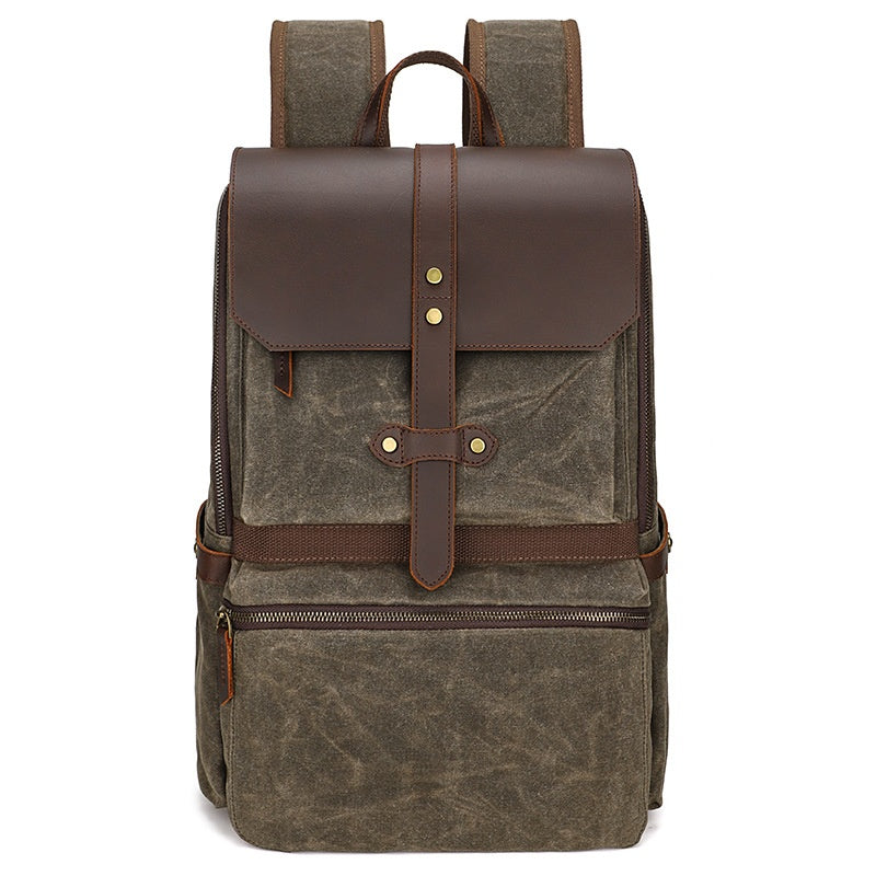 Wasserdichter Canvas-Rucksack mit Batik-Muster – Bild 6 | LuxeStyle
