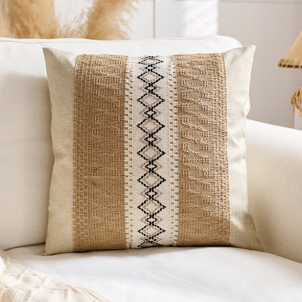 Boho-Kissenhülle Patchwork