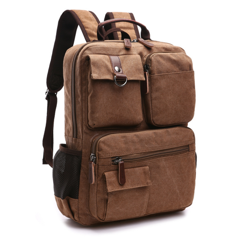 Canvas Rucksack für Laptop 15 Zoll – Bild 13 | LuxeStyle