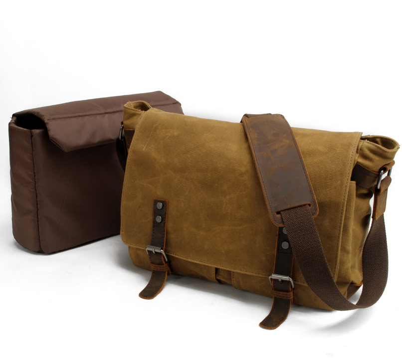 Canvas Schultertasche Männer – Bild 7 | LuxeStyle