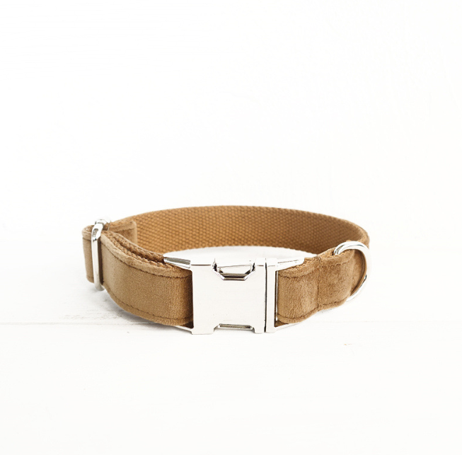 Hundehalsband-Krawatte, Camel – Bild 3 | LuxeStyle