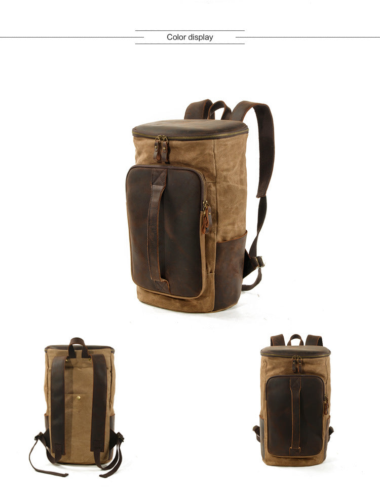Mannlicher Canvas-Schultertasche, mittelgross – Bild 12 | LuxeStyle