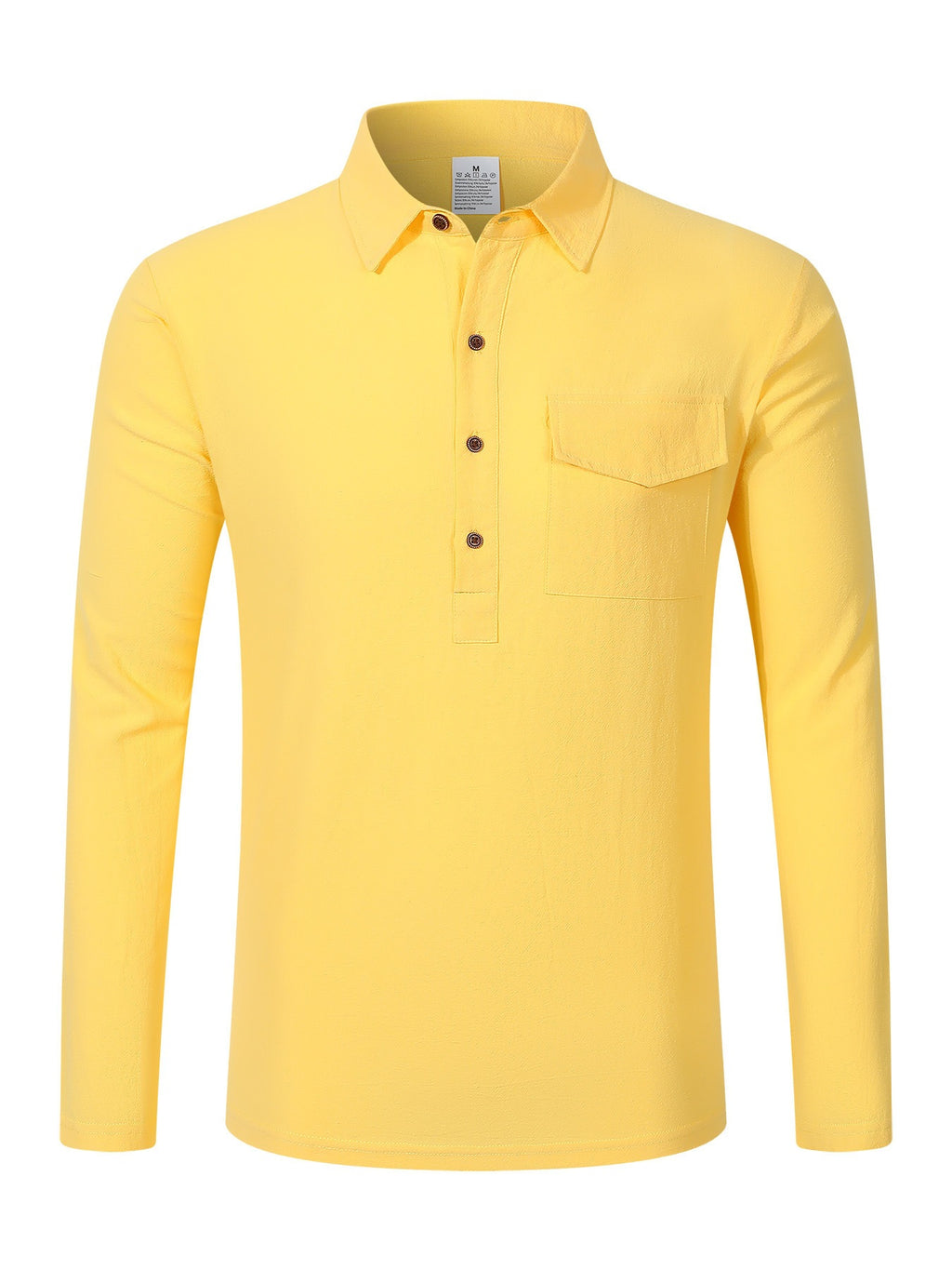 Slim-Fit Leinen-Polohemd – Bild 8 | LuxeStyle