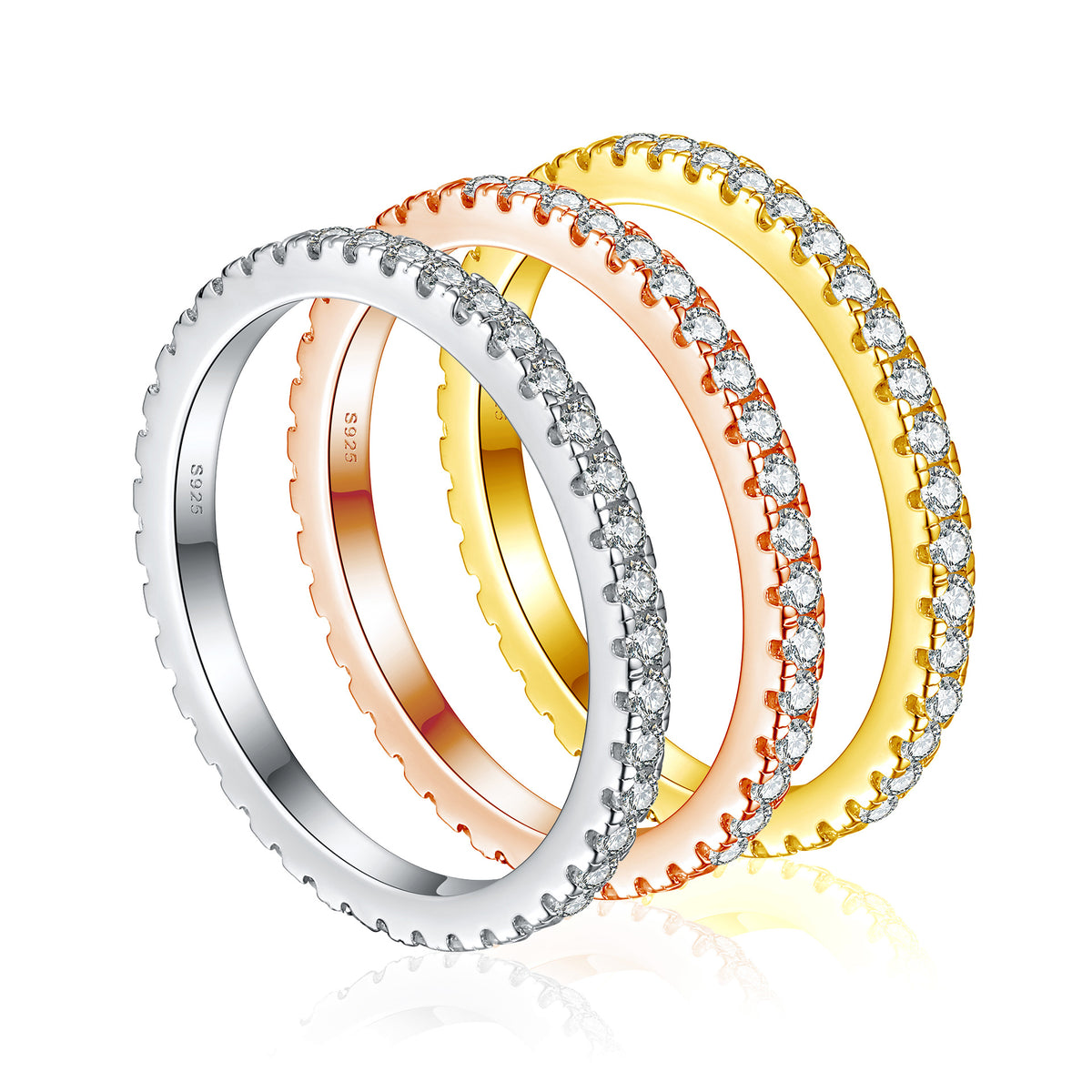 Vollkristall Ring aus S925 Sterlingsilber – Bild 7 | LuxeStyle