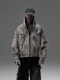 Vintage Distressed Jeansjacke Unisex | LuxeStyle