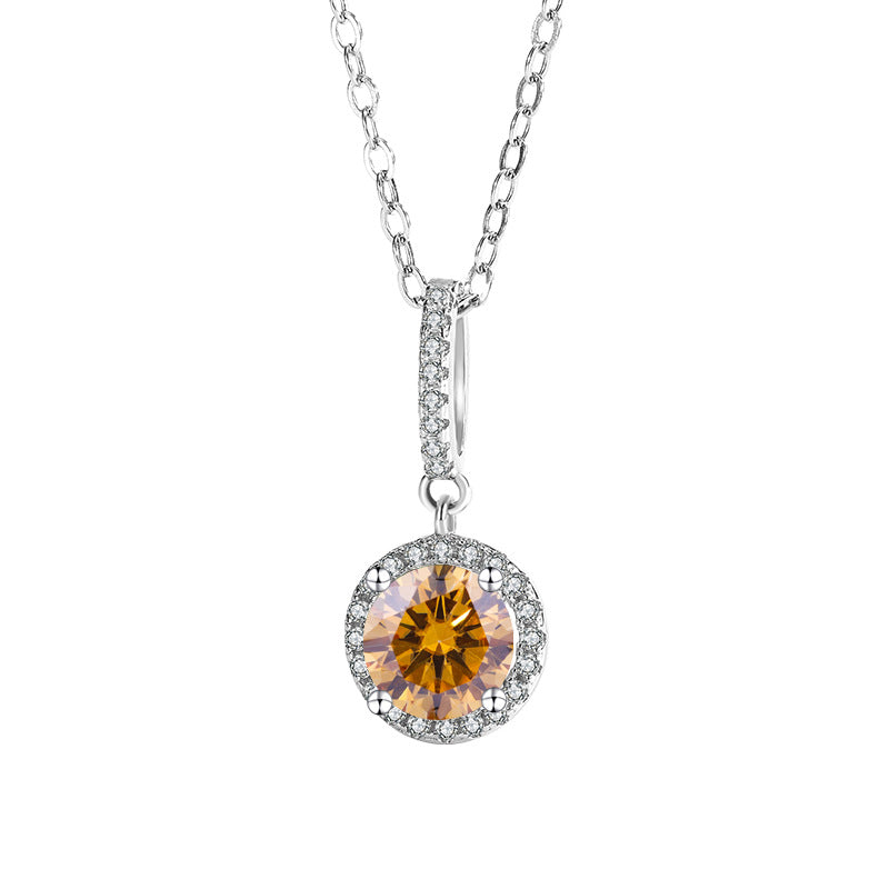 Edles Silber-Pendant mit Moissanit