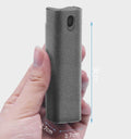 2-in-1 Display-Reiniger – Spray + Mikrofaser für Handy & Tablet
