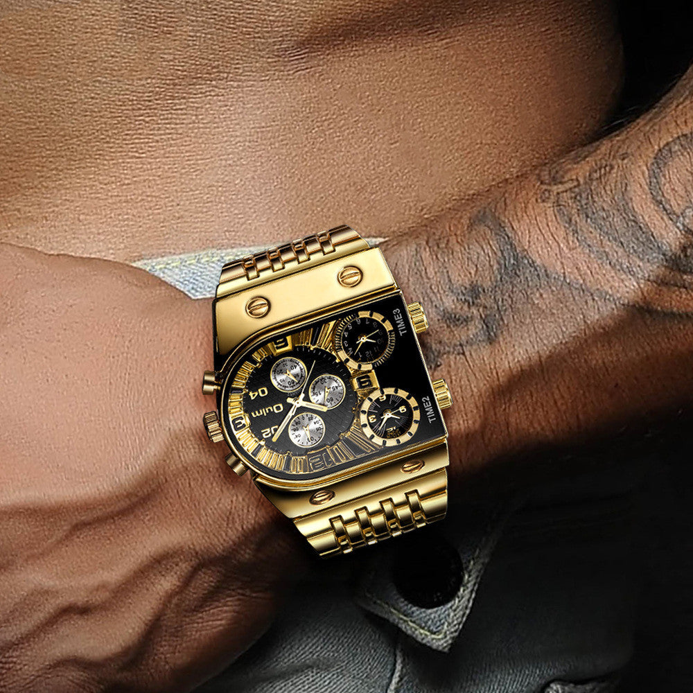 Männer Armbanduhr Gold