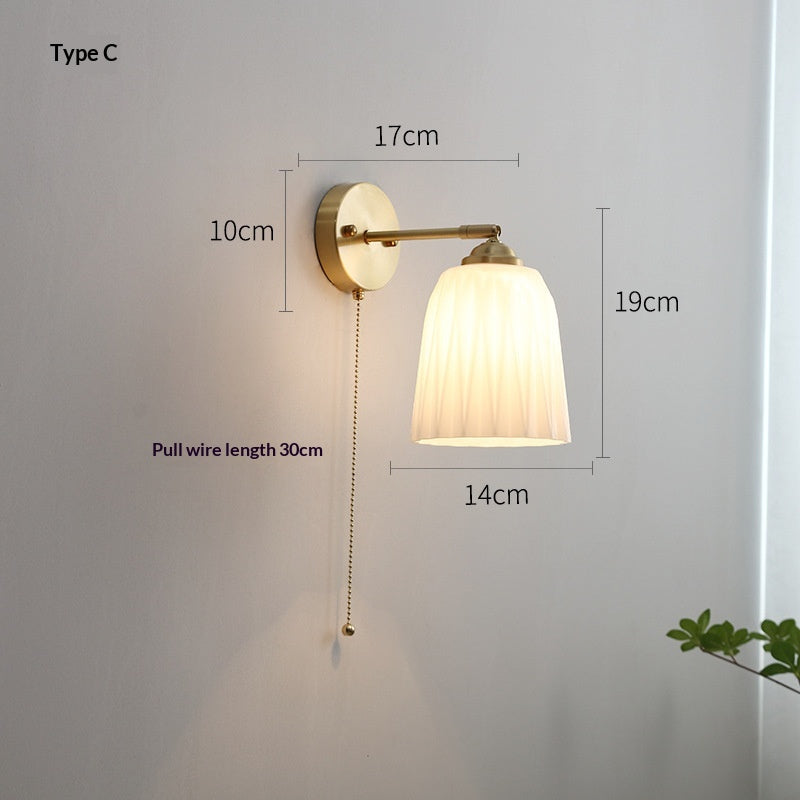 Nordische Kupferwandlampe – japanischer Stil – Bild 4 | LuxeStyle