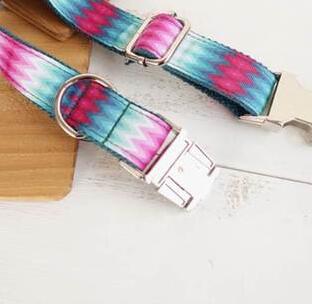 Halsband & Leine Set «Green Peacock» | LuxeStyle