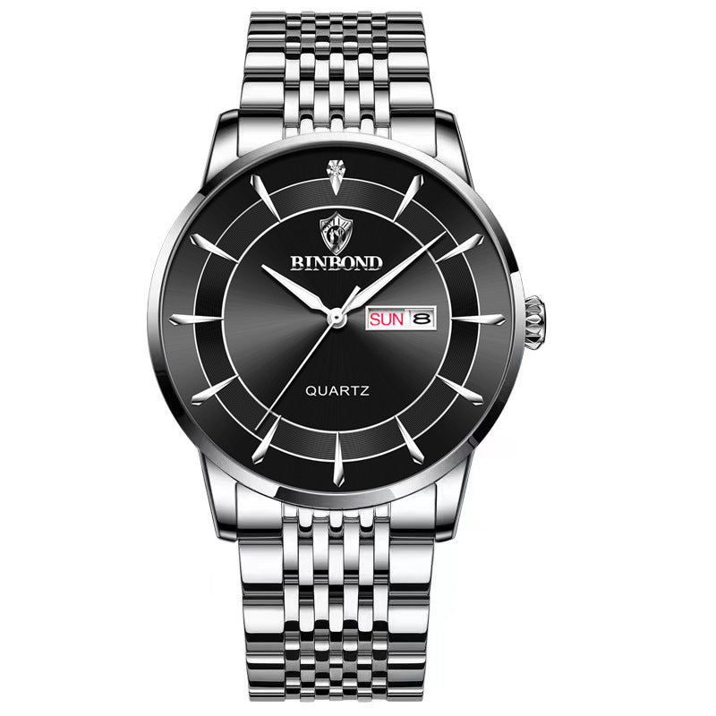 Wasserdichte Herrenuhr mit Leuchtzeigern – Bild 9 | LuxeStyle