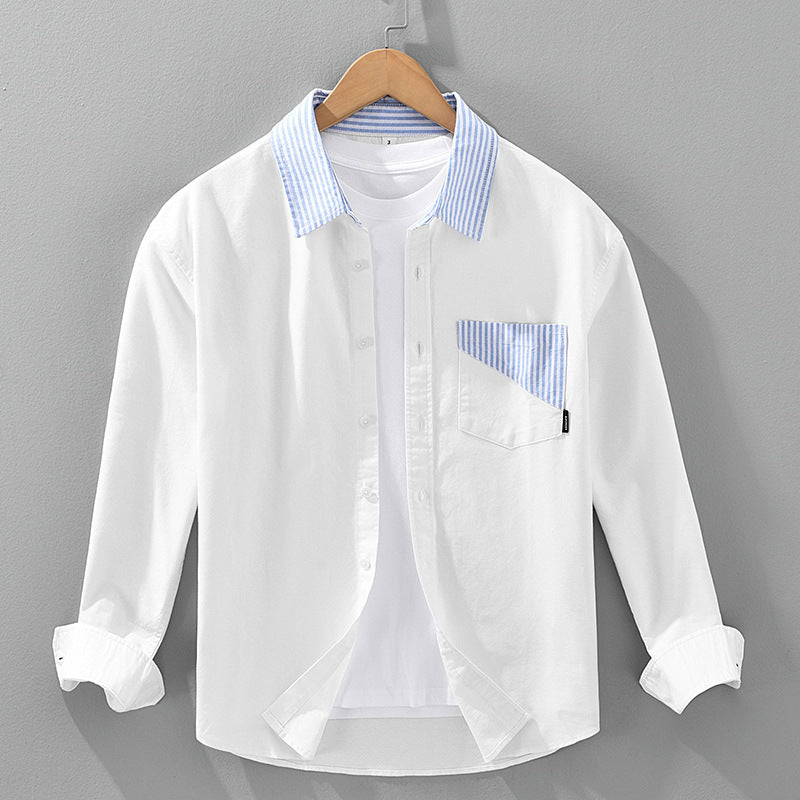 Oxford Hemd – Lässiges Langarmhemd für Herren – Bild 2 | LuxeStyle