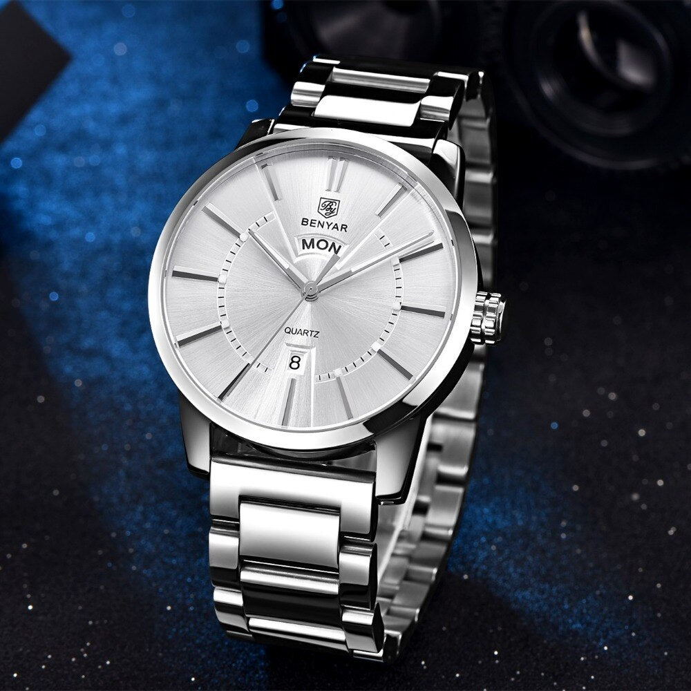 Binya Fashion Kalender Herrenuhr | LuxeStyle