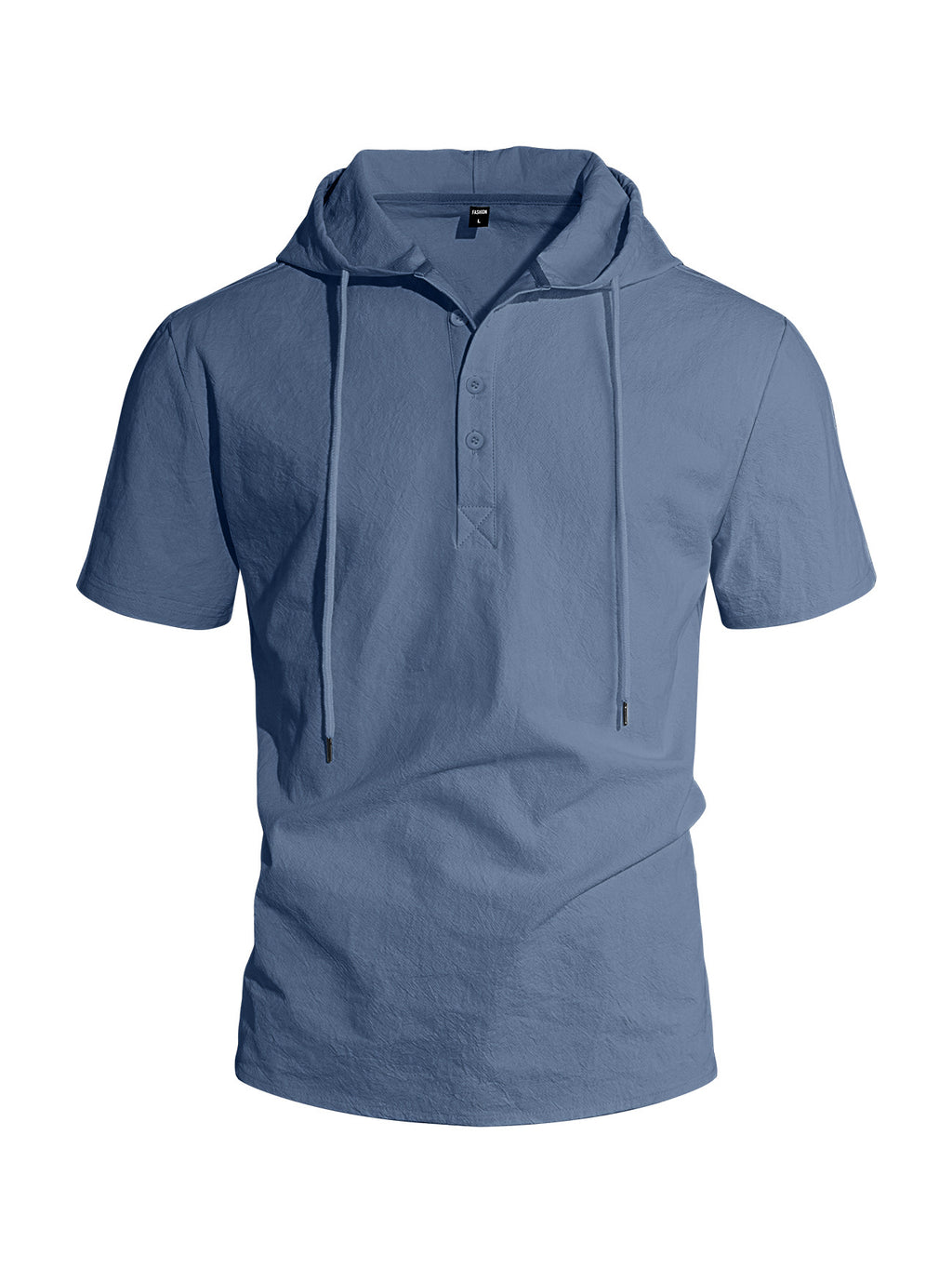 Herren Leinen Kurzarm-Shirt