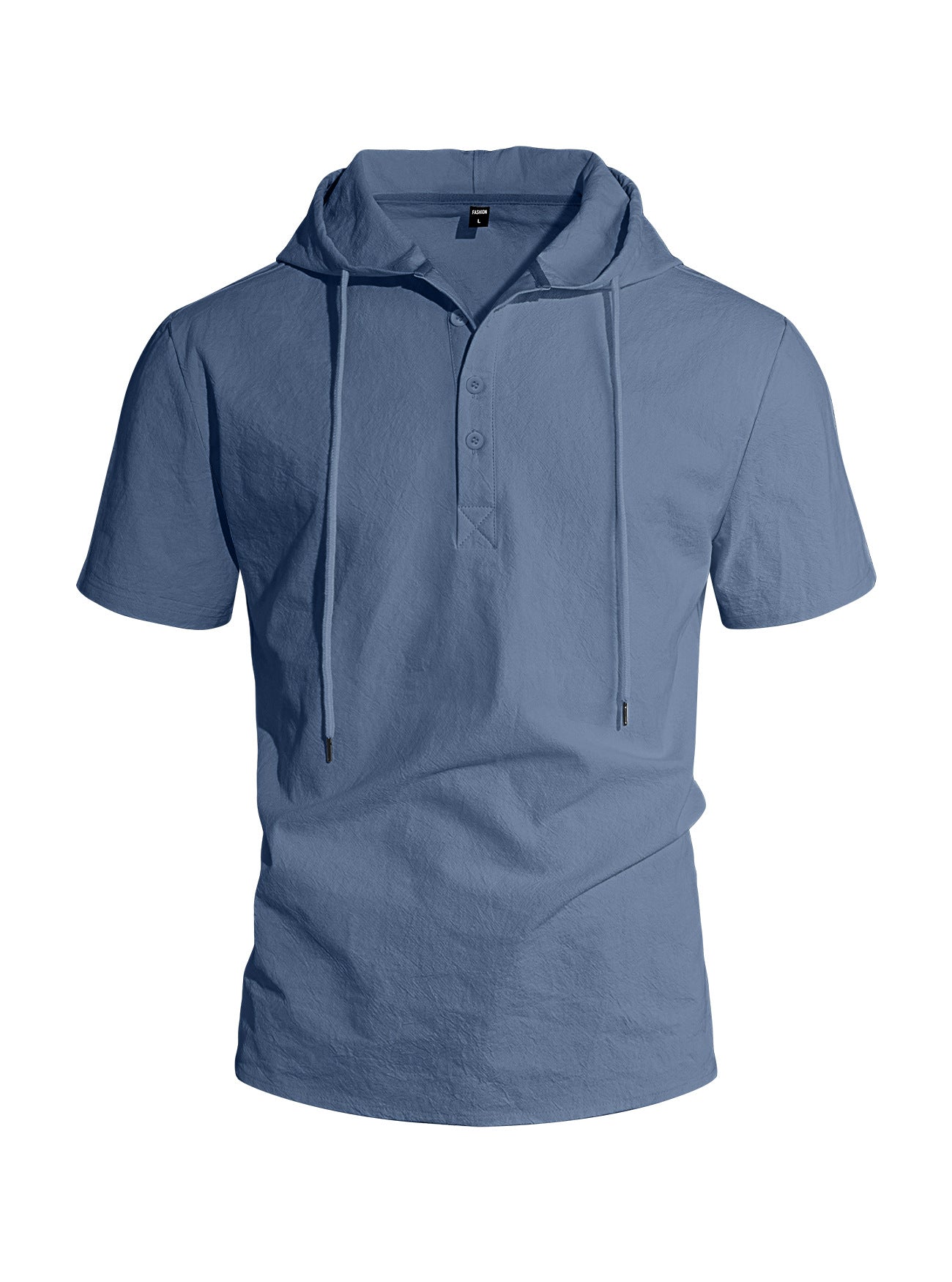 Herren Leinen Kurzarm-Shirt