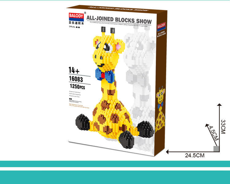 Bausteine-Set Giraffe – Bild 2 | LuxeStyle