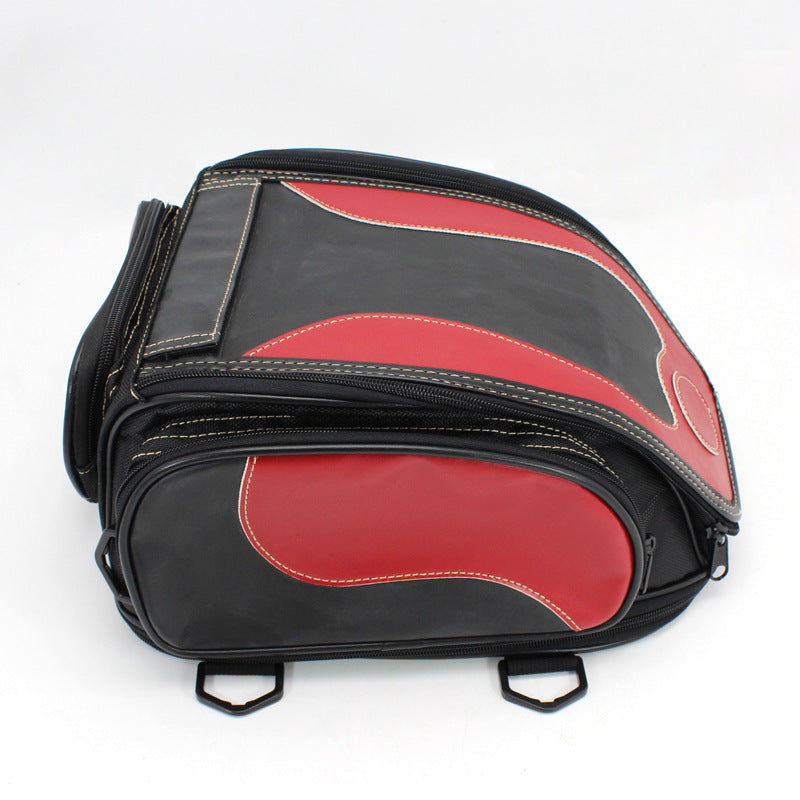 Retro Motorradtasche mit Helmfach – Bild 4 | LuxeStyle