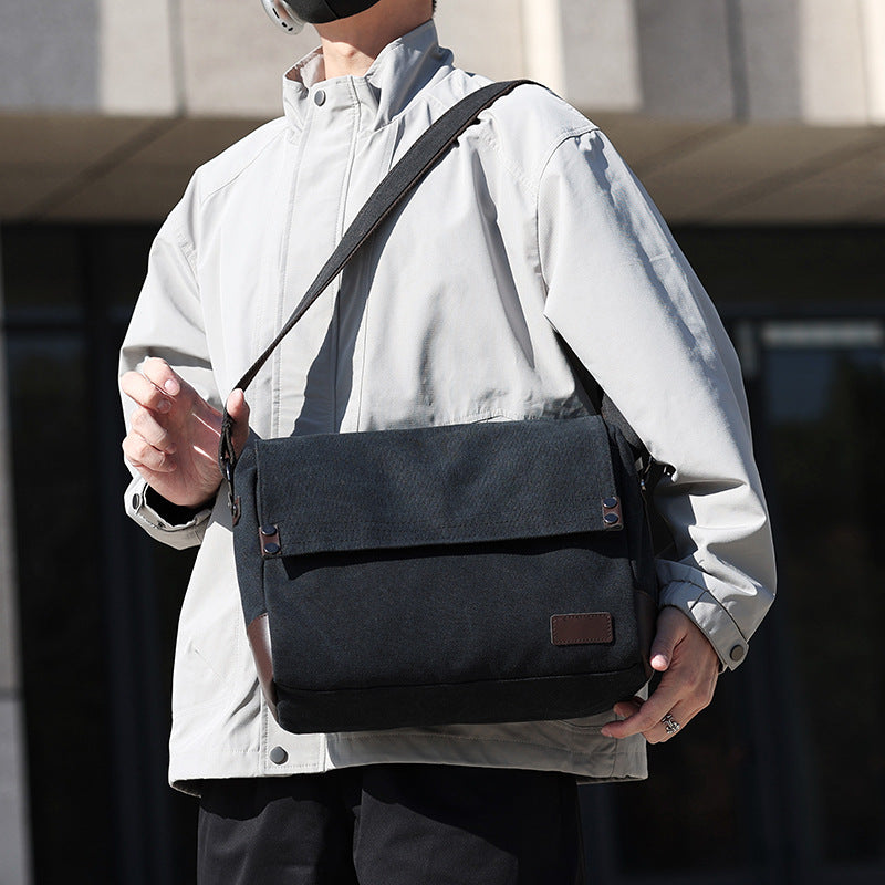 Canvas Schultertasche – grosse Kapazität – Bild 3 | LuxeStyle