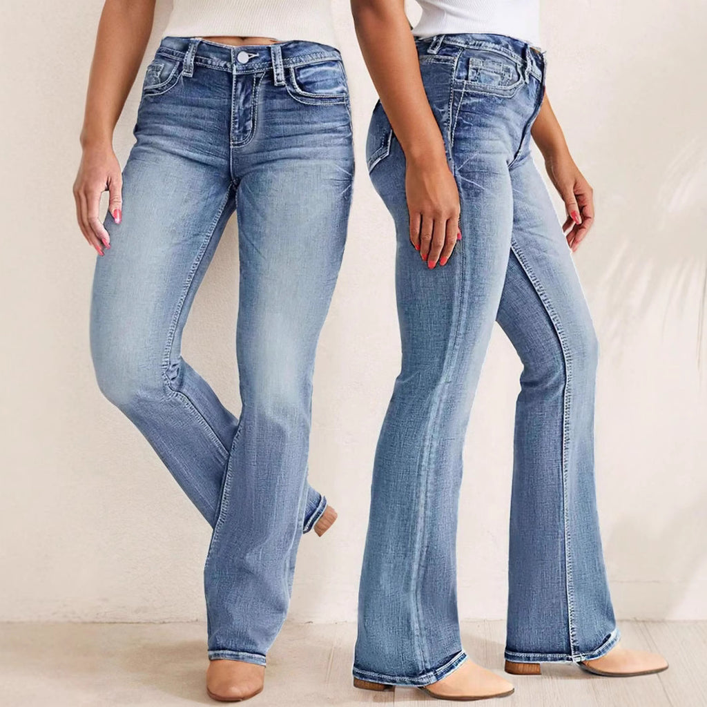 Lichtblaue Slim-Fit Jeans