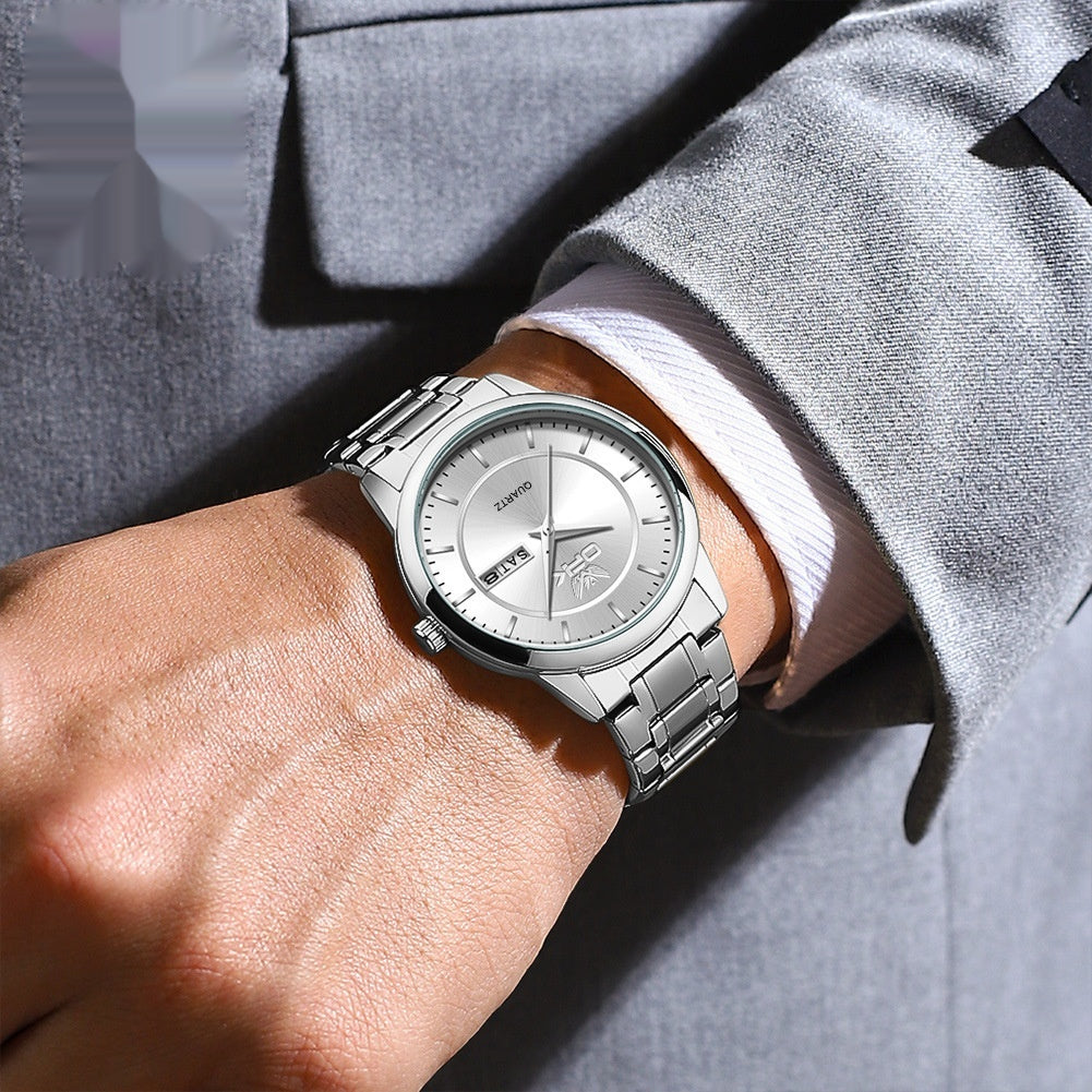 Quarz-Uhr mit Kalender, wasserdicht, 8 mm – Bild 2 | LuxeStyle