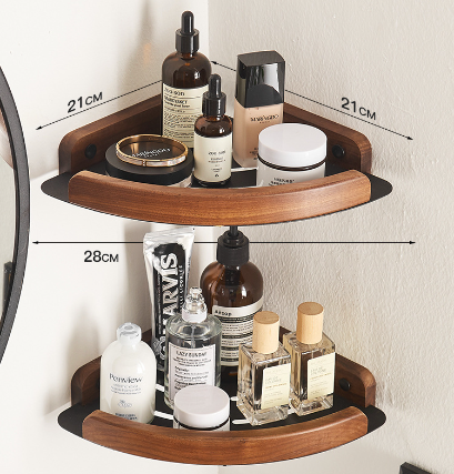 Doppellagiges Handtuchregal zur Wandmontage – Bild 12 | LuxeStyle