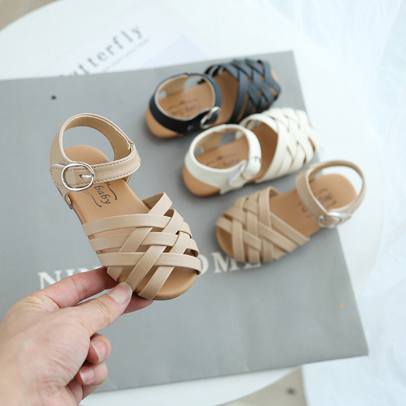 Kinder Sandalen mit Schnallenzehen, weiche Sohle – Bild 2 | LuxeStyle