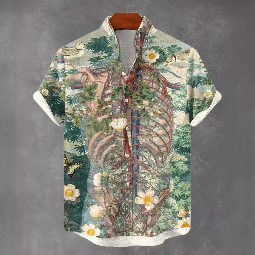 Trendiges Camouflage Cardigan-Shirt mit 3D-Print – Bild 11 | LuxeStyle