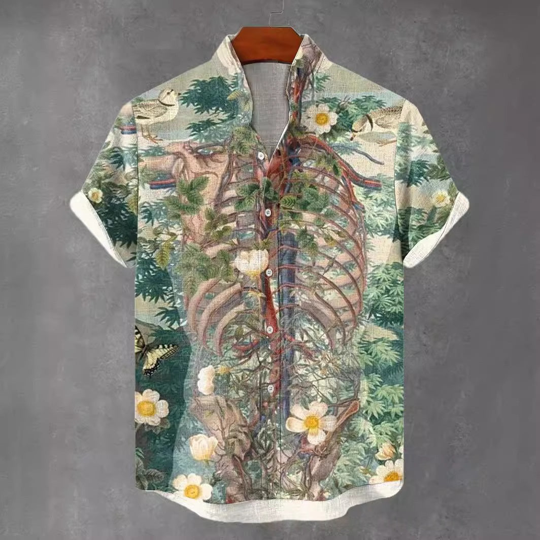 Trendiges Camouflage Cardigan-Shirt mit 3D-Print – Bild 11 | LuxeStyle