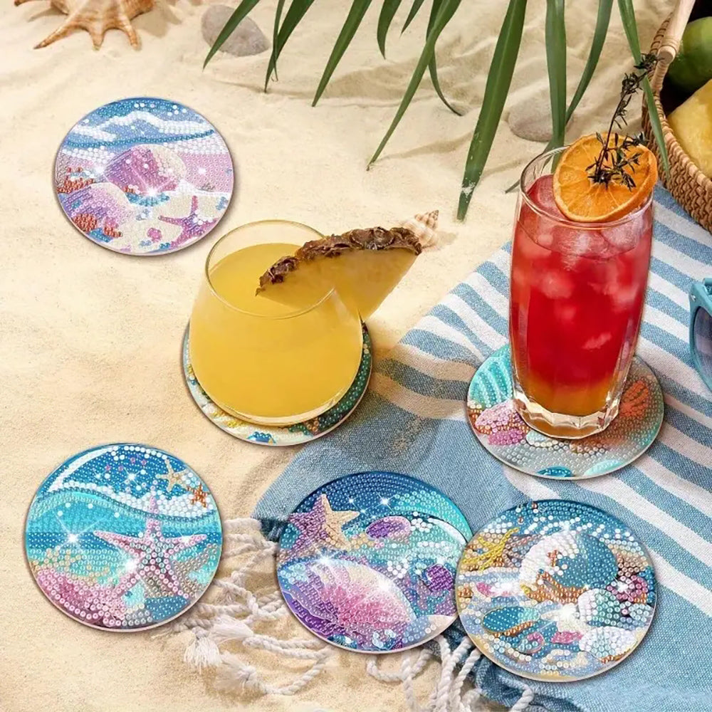 DIY-Unterlage mit Diamantmalerei-Muster und Halterung