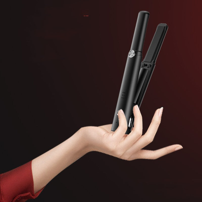 Kabelloser 2-in-1 Glätteisen und Lockenstab