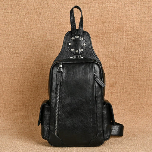 Männer Brusttasche aus Echtleder